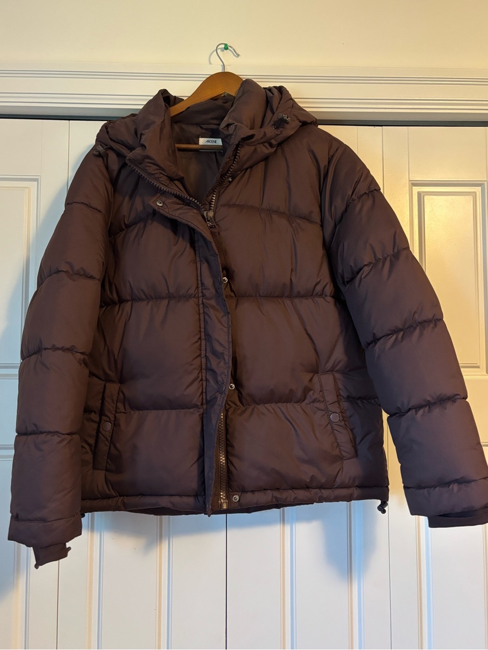 Ardene, reddish brown warm puffer jacket